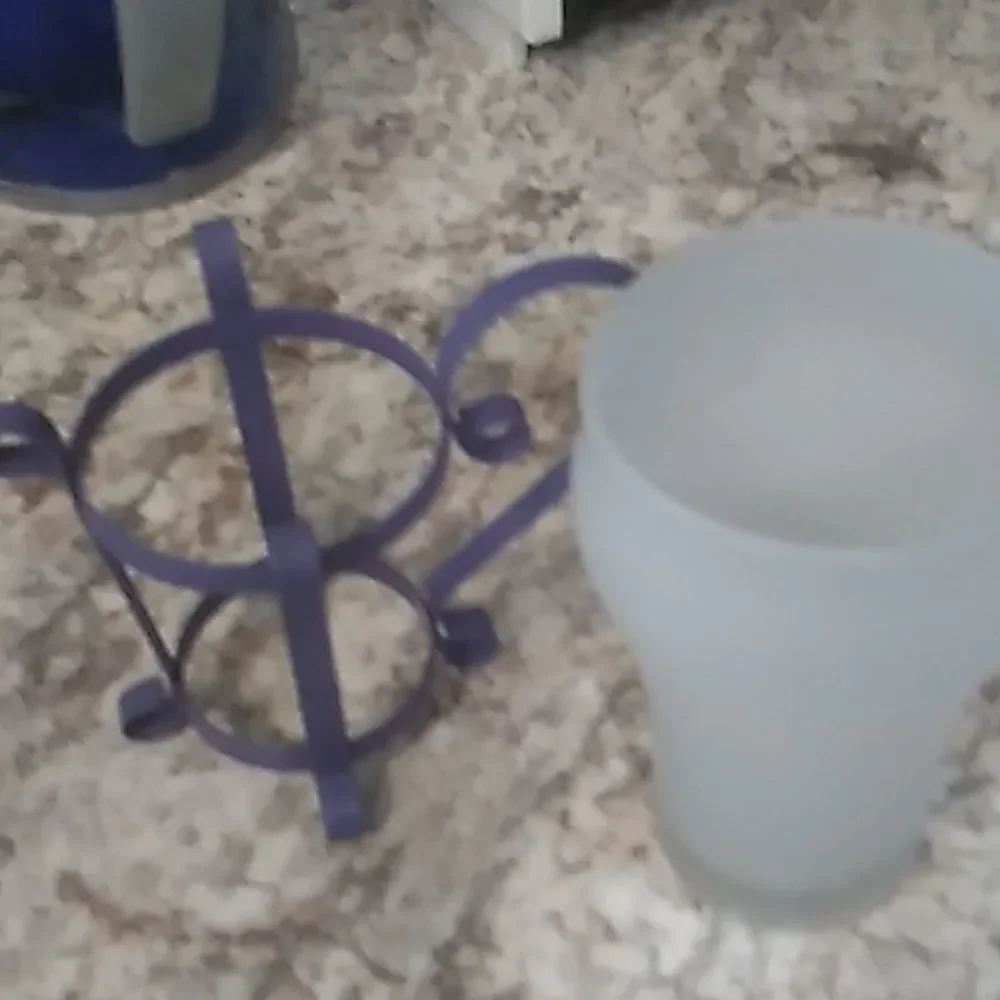 Set of Four Frosted Soda Glasses